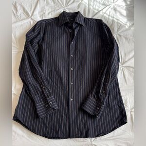 hunter green fit and flare dress Motive Short Sleeve Dress Shirt M / Black main image 0